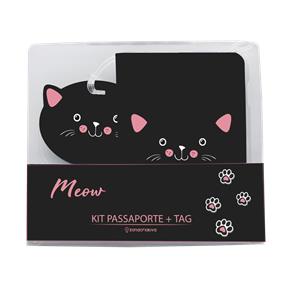 Kit Viagem Tag Passaporte Meow