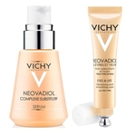 Kit Vichy Neovadiol Concentrado Compensating Complex Serum 30ml e Neovadiol Olhos e Lábios 15g