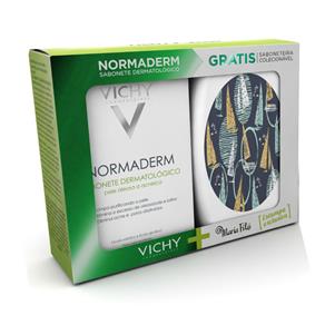 Kit Vichy Sabonete Normaderm 80g + Saboneteira
