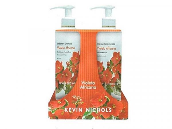 Kit Violeta Africana Kevin Nichols - Sabonete Líquido 350ml + Loção Corporal 350ml