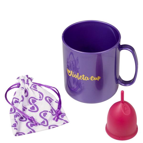 Kit Violeta Cup Tipo A Vermelho (2 Produtos)