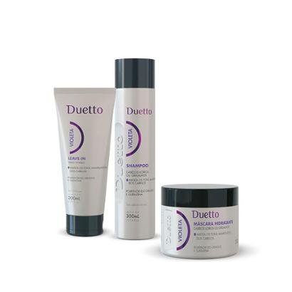 Kit Violeta Duetto Shampoo 300ml + Máscara 500g + Leave-In 200ml