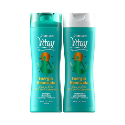 Kit Vitay Shampoo + Condicionador Energia Renovado 300ml