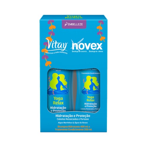 Kit Vitay Yoga Relax Shampoo 400ml + Condicionador 200ml