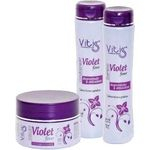 Kit Vitiss Violet Shampoo 300ml + Condicionador 300ml + Máscara 250g