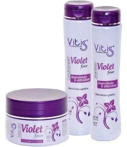 Kit Vitiss Violet Shampoo 300ml + Condicionador 300ml + Máscara 250g