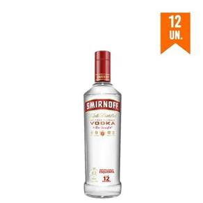 Kit Vodka Smirnoff 600ml - 12 Unidades