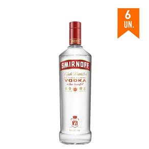 Kit Vodka Smirnoff 998ml - 6 Unidades