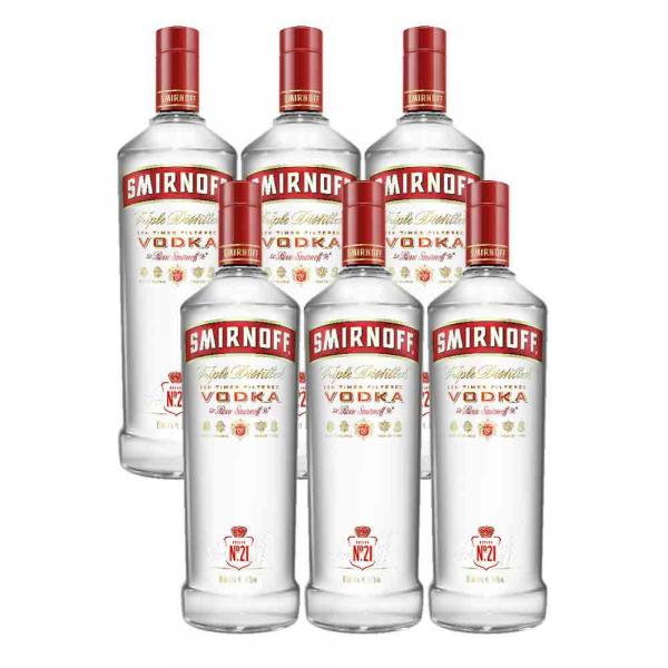 Kit Vodka Smirnoff 998ml 6 Unidades