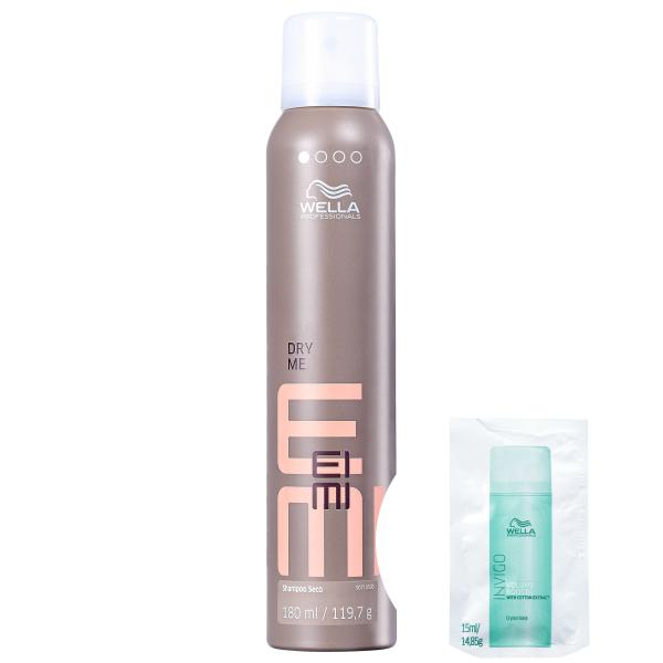 Kit Wella EIMI Dry Me-Shampoo a Seco 180ml+Invigo Volume Boost Crystal-Máscara Capilar 15ml - Wella Professionals