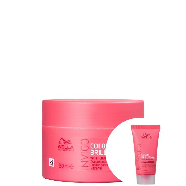 Kit Wella Invigo Color Brilliance-Máscara Capilar 150ml+Invigo Color Brilliance-Máscara - Wella Professionals