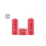 Kit Wella Invigo Color Brilliance Shampoo 1l Condicionador 1l e Máscara 500g
