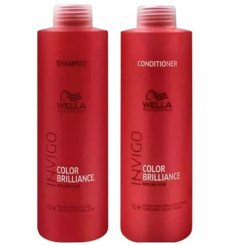 Kit Wella Invigo Color Brilliance Shampoo 250ml + Condicionador 200ml