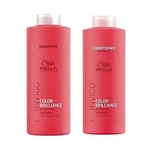 Kit Wella Invigo Color Brilliance Shampoo1l+condicionador 1l