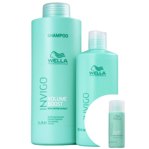 Kit Wella Invigo Volume Boost Salon Duo (2 Produtos)+Invigo Volume Boost-Shampoo 50ml - Wella Professionals
