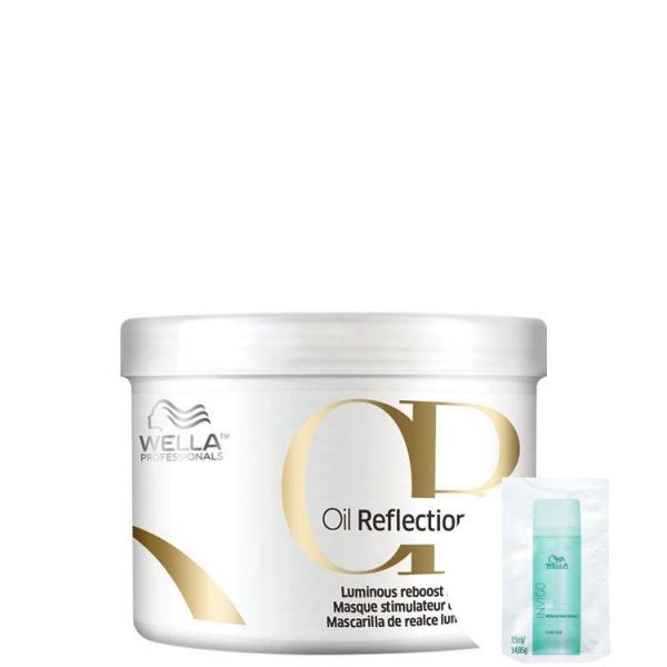 Kit Wella Oil Reflections Luminous Reboost-Máscara Capilar 500ml+Invigo Volume Boost Crystal-Máscara - Wella Professionals