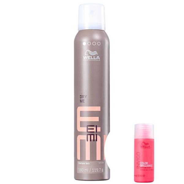 Kit Wella Professionals EIMI Dry Me-Shampoo a Seco 180ml+Invigo Color Brilliance-Shampoo 50ml