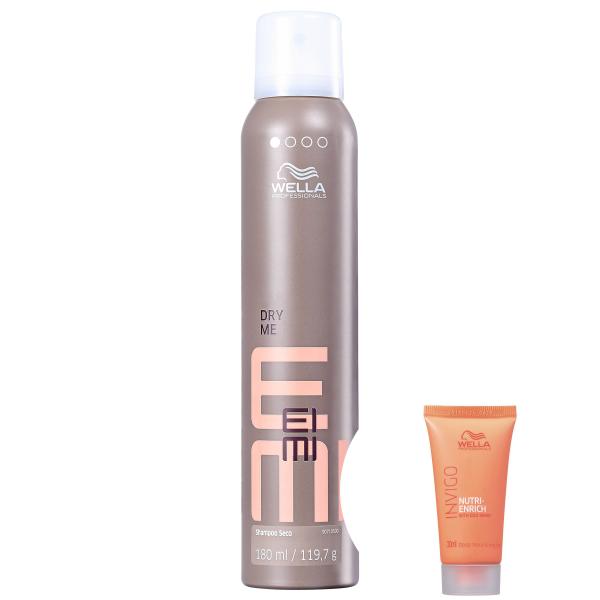 Kit Wella Professionals EIMI Dry Me-Shampoo a Seco 180ml+Invigo Nutri-Enrich-Máscara de Nutrição