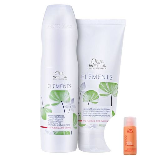 Kit Wella Professionals Elements Renewing Duo (2 Produtos)+invigo Nutri-enrich-shampoo 50ml