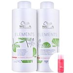Kit Wella Professionals Elements Renewing Salon+invigo Color Brilliance-shampoo 50ml