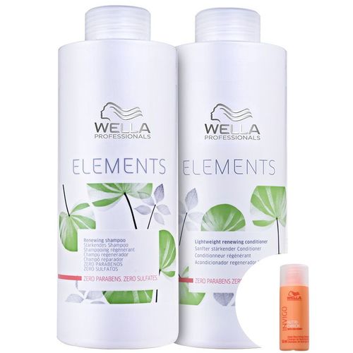 Kit Wella Professionals Elements Renewing Salon (2 Produtos)+invigo Nutri-enrich-shampoo 50ml