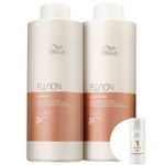 Kit Wella Professionals Fusion Salon Duo+oil Reflections Luminous Reval-shampoo 50ml