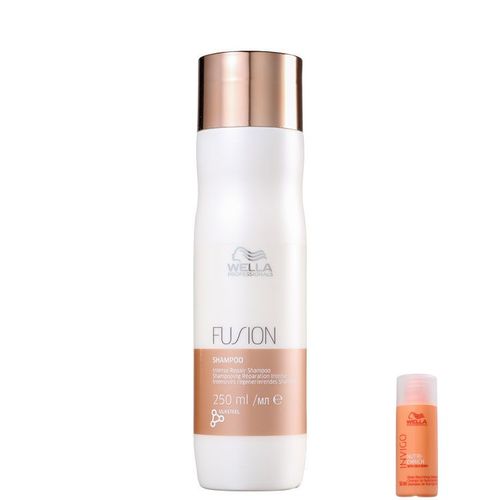 Kit Wella Professionals Fusion - Shampoo 250ml+invigo Nutri-enrich-shampoo 50ml