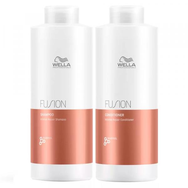 Kit Wella Professionals Fusion - Shampoo + Condicionador - Tamanho Profissional