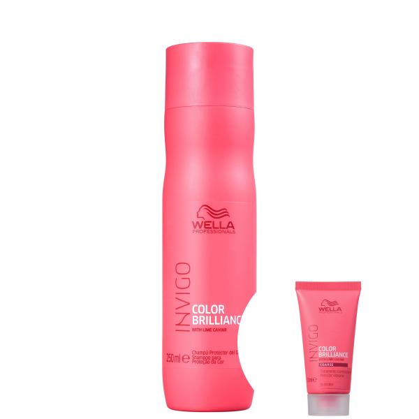 Kit Wella Professionals Invigo Color Brilliance-shampoo 250ml+invigo Color Brilliance-máscara 30ml