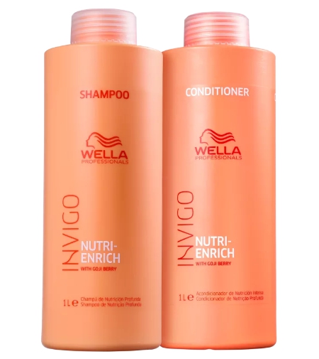 KIT Wella Professionals Invigo Enrich - Shampoo 1L+ Condicionador 1L