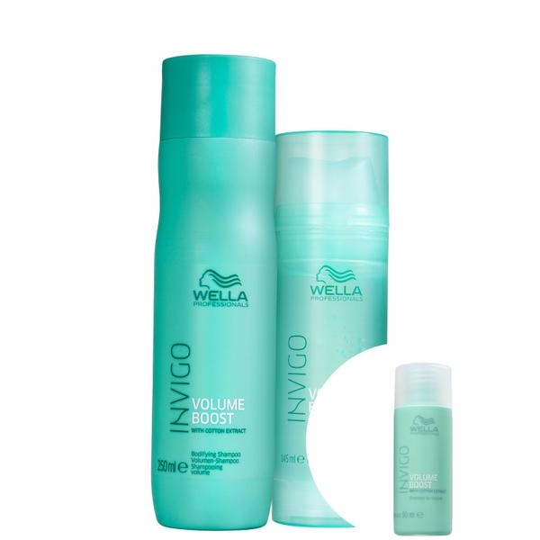 Kit Wella Professionals Invigo Volume Boost Duo (2 Produtos)+Invigo Volume Boost-Shampoo 50ml