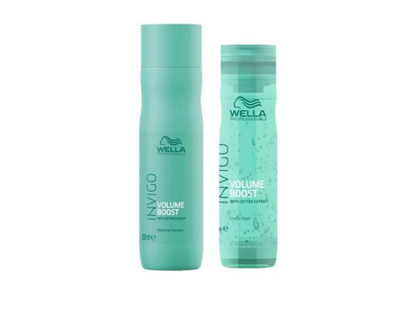 Kit Wella Professionals Invigo Volume Boost Shampoo 250 Ml e Máscara 145 Ml