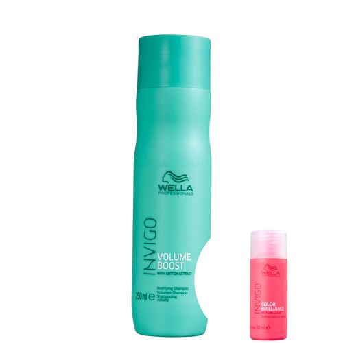 Kit Wella Professionals Invigo Volume Boost-shampoo 250ml+invigo Color Brilliance-shampoo 50ml