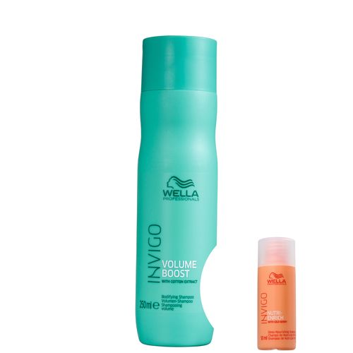 Kit Wella Professionals Invigo Volume Boost-shampoo 250ml+invigo Nutri-enrich-shampoo 50ml