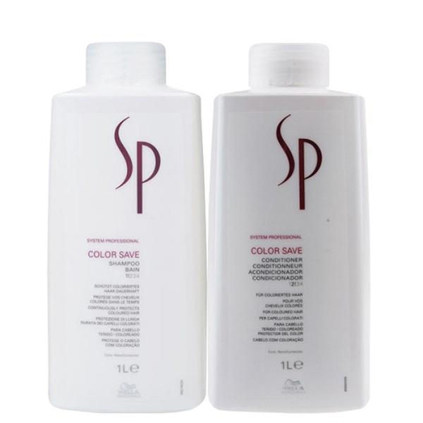 Kit Wella Sp Color Save - Shampoo 1000ml + Condicionador 1000ml