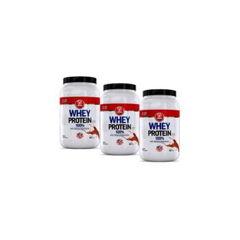 Kit 3 Whey Protein Usa Midway 907g Chocolate