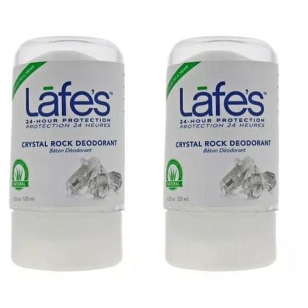 Kit X2 120g Desodorante Vegano Crystal Rock - LAFES