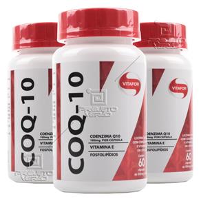 KIt 3x Coenzima Q10 (100mg) 60 Cápsulas - Vitafor