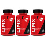 Kit 3 X Lipix Óleo de cártamo com vitamina E 120 caps