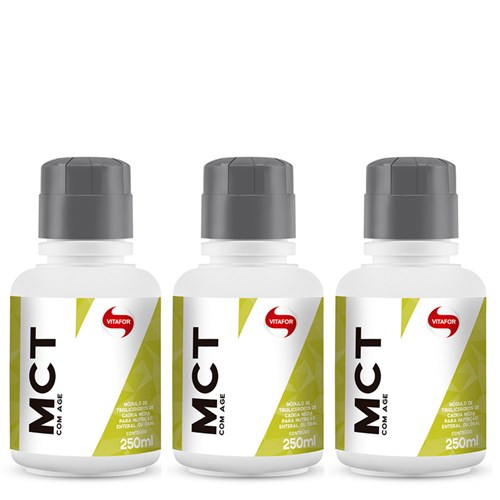 Kit 3X Mct com Age - 250Ml Vitafor