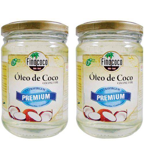 Kit 2x Óleo de Coco Extra Virgem Premium - 500ml