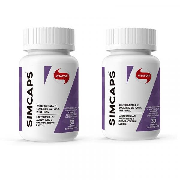 Kit 2X Simcaps 30 Cápsulas- Mix de Probióticos - Vitafor