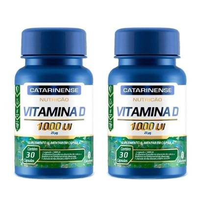 Kit 2x Vitamina D 1000 UI30 Cápsulas Catarinense