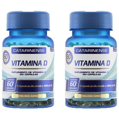 Kit 2x Vitamina D 60 Cápsulas - Catarinense