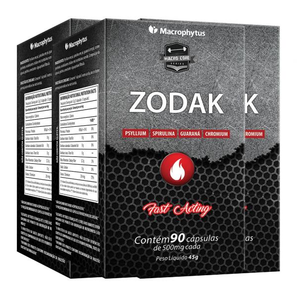 Kit 3x Zodak 500mg 90cps Macro Core Macrophytus