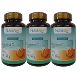 Kit 3x60 Vitamina C NutraWay 500mg (180 Cápsulas)