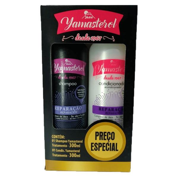 Kit Yamasterol Reparação Yama - Shampoo + Condicionador - Yamá Cosméticos