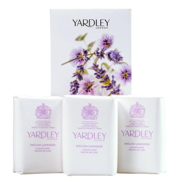 Kit Yardley English Lavender Luxury - Sabonetes em Barra 3x100g