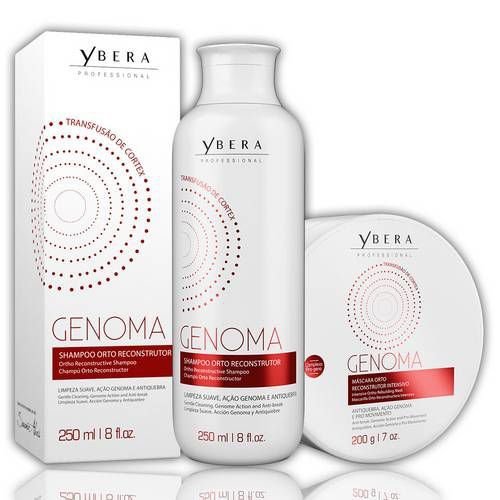 Kit Ybera Shampoo e Máscara Manutenção Genoma
