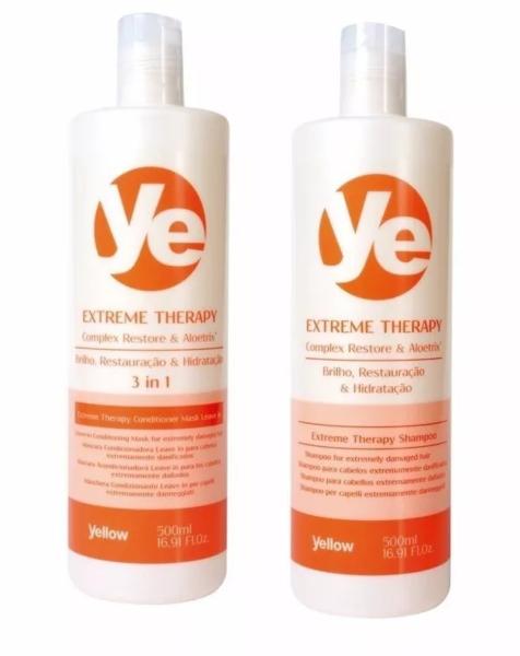 Kit Yellow Alfaparf Extreme Therapy Shampoo + Condicionador